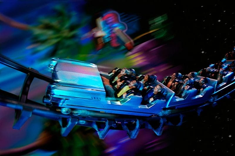 Aerosmith roller coaster at Hollywood Studios park in Orlando