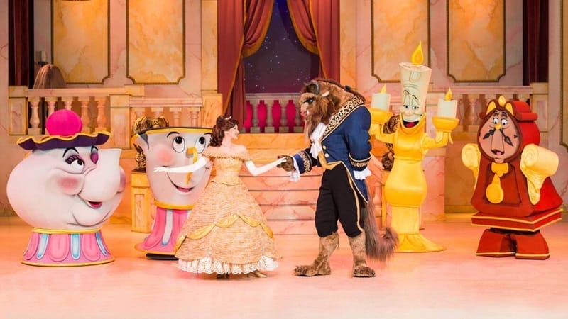 Il musical de La Bella e la Bestia al parco Hollywood Studios di Orlando