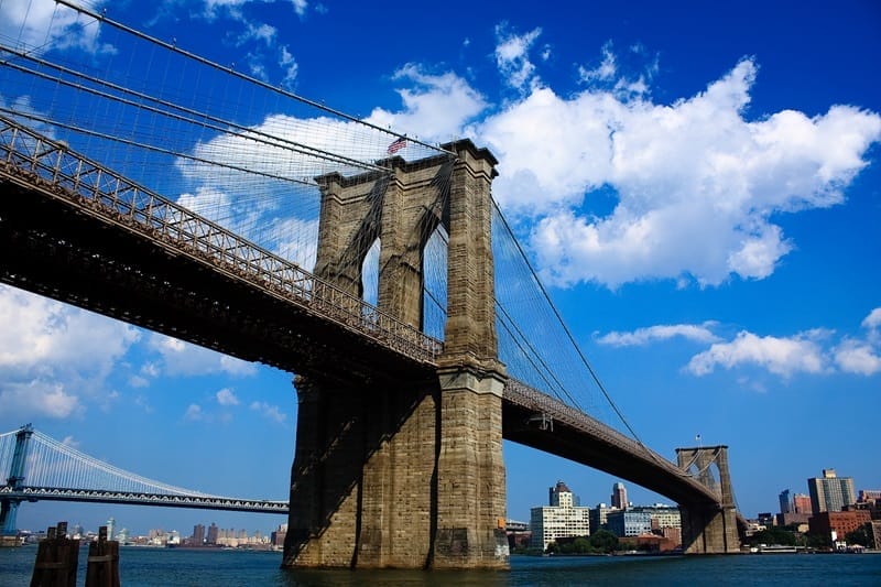 Ponte de Brooklyn em Nova Iorque