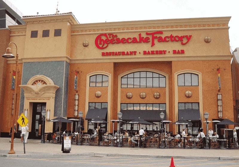 Restaurante Cheesecake Factory en Orlando