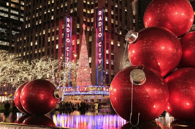 Decoração de Natal em Nova Iorque
