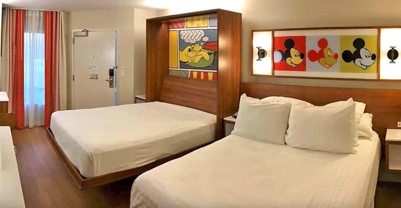 Double room at Disney's All-Star Movies Resort