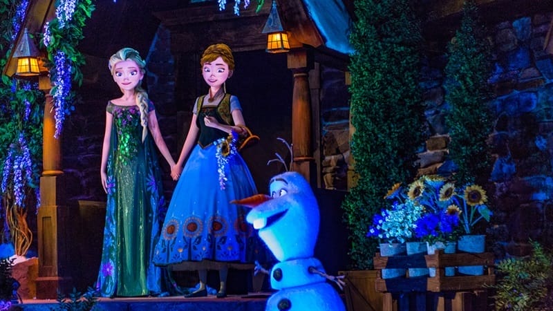 Atracción de Frozen en el parque Hollywood Studios de Orlando