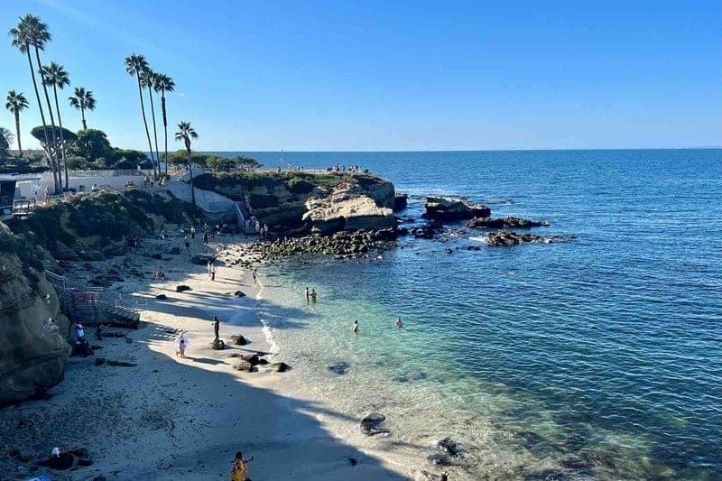 Playa de La Jolla en San Diego