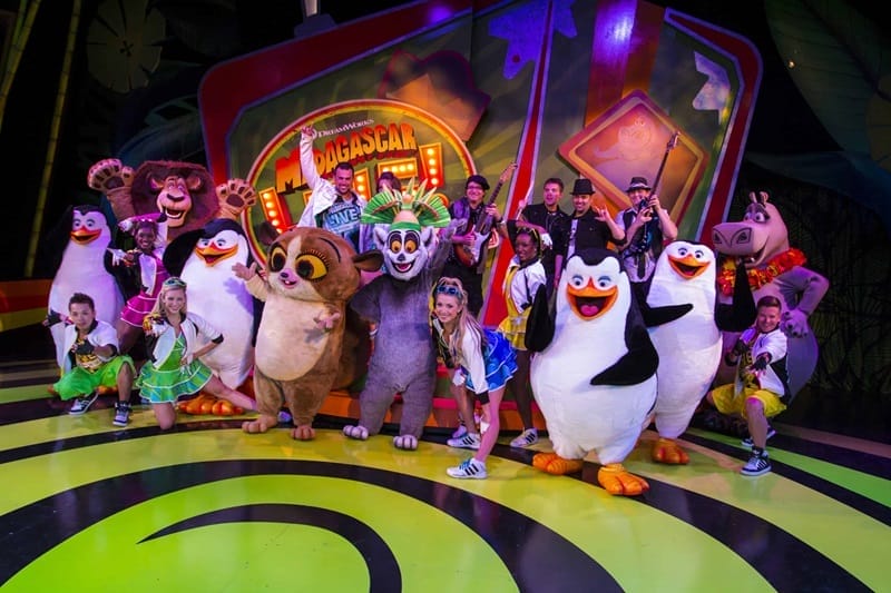 Madagascar Show at Busch Gardens