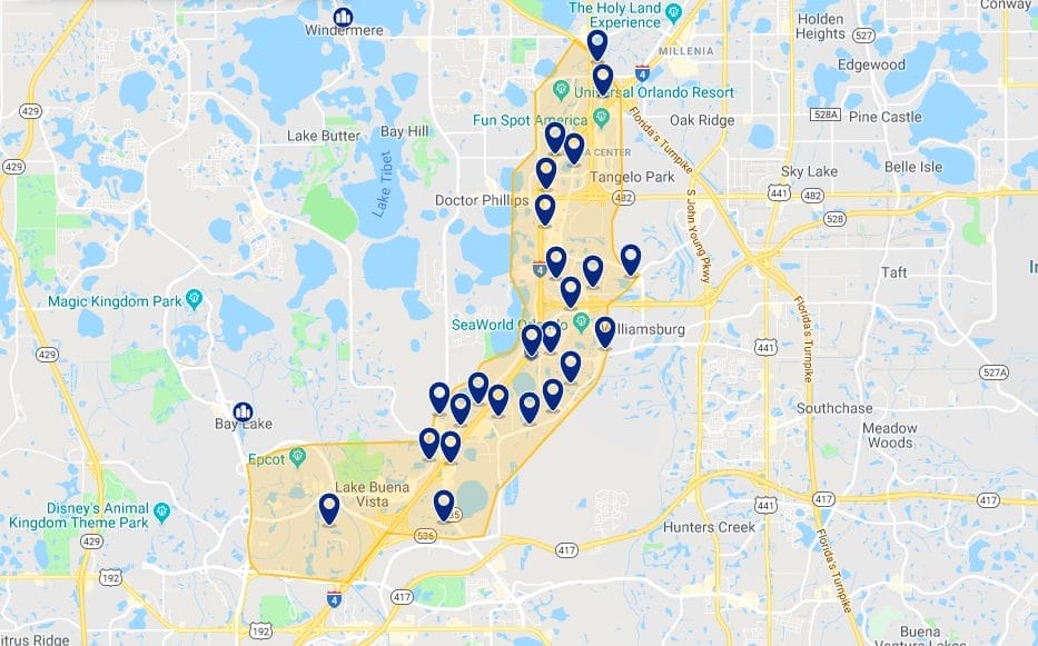 Mappa di Orlando