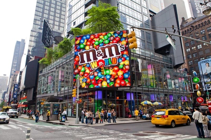 M&M’s superstore in New York