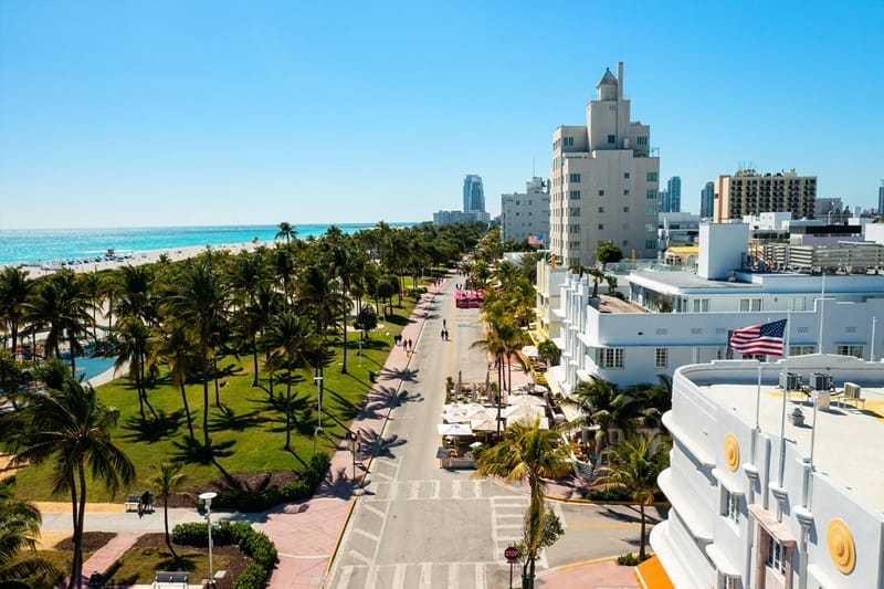 Ocean Drive em Miami  