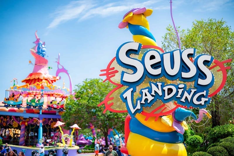 Seuss Landing Area in Islands of Adventure