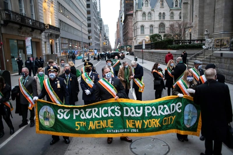 Desfile do Dia de São Patrício em Nova Iorque