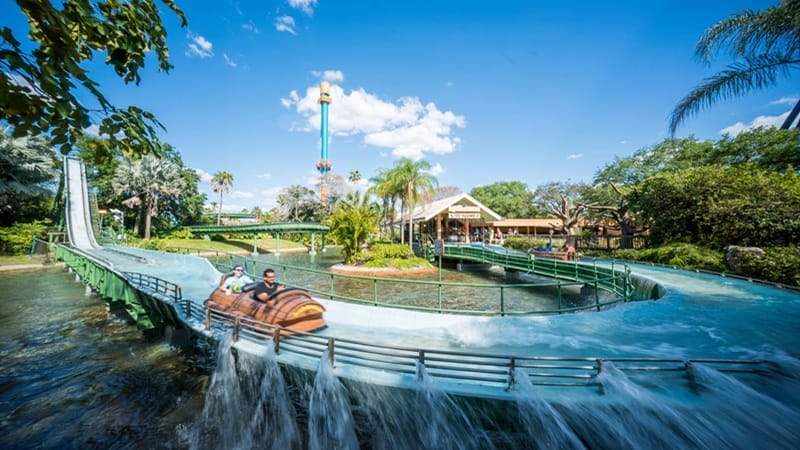Stanley Falls Flume en Busch Gardens
