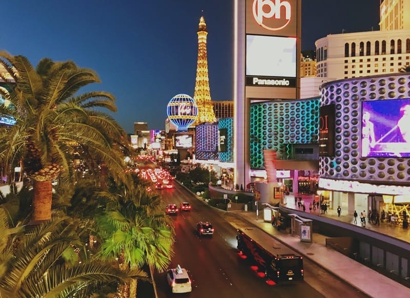 El Strip en Las Vegas