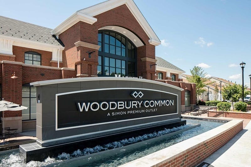 Entrance to the Woodbury Common Premium Outlet in New York