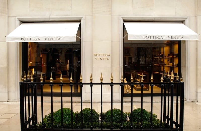 Bottega Veneta Geschäft in der Avenue Montaigne  
