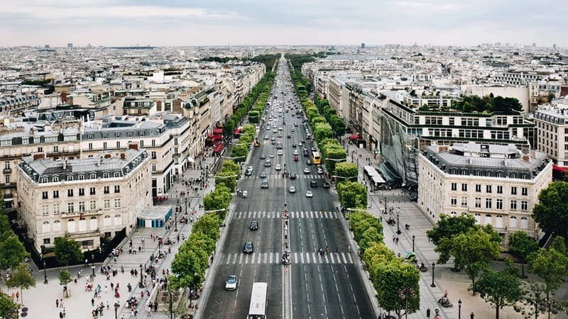 Champs-Elysées a Parigi