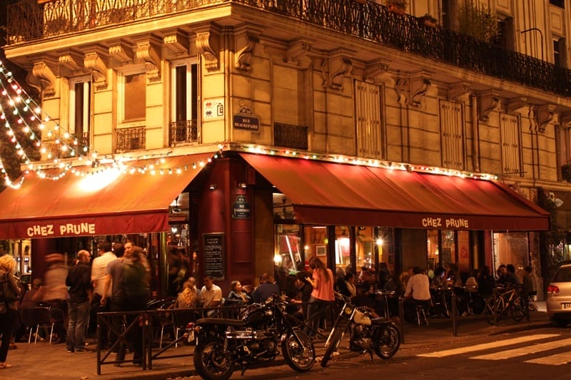 Chez Prune Bar in Paris