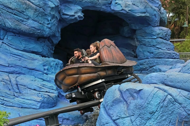 Il coaster di Crush ai Walt Disney Studios di Parigi