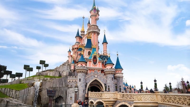 Castillo de Disneylandia en París