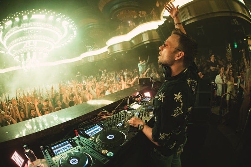 DJ presso l'Omnia Nightclub di Las Vegas
