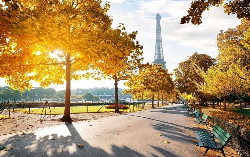Dia de outono em Paris