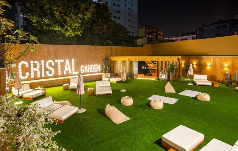 Garten im Hotel Cristal in Porto