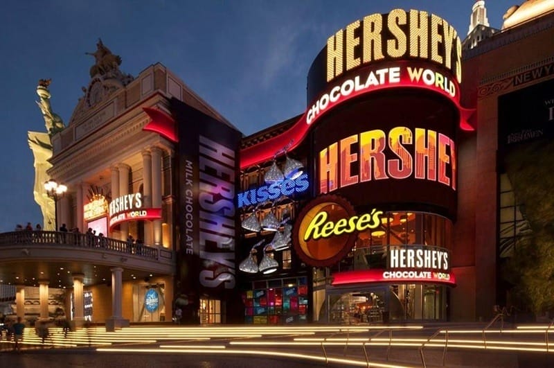 El Mundo de Chocolate de Hershey en Las Vegas