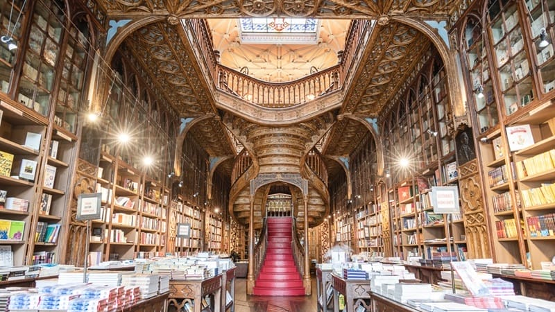 Libreria Livraria Lello a Porto