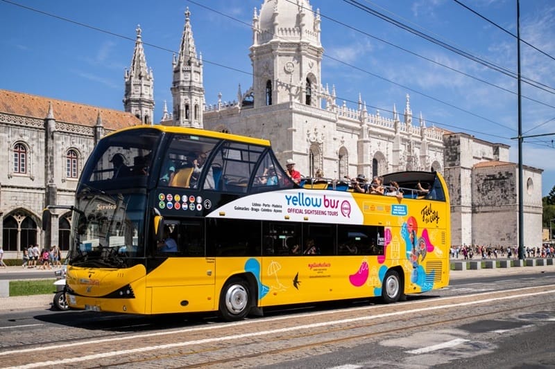 Le bus jaune de Lisbonne