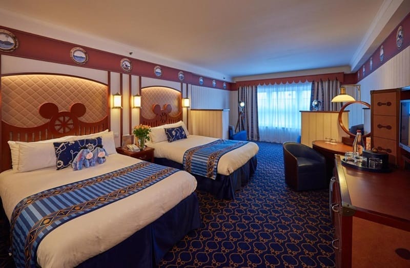 Room at the Disney Newport Bay Club 