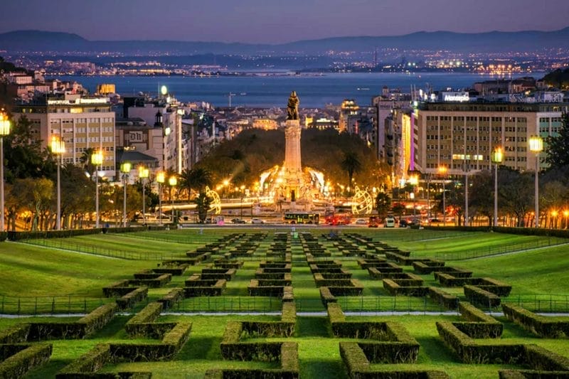 Parque Eduardo VII in Lissabon