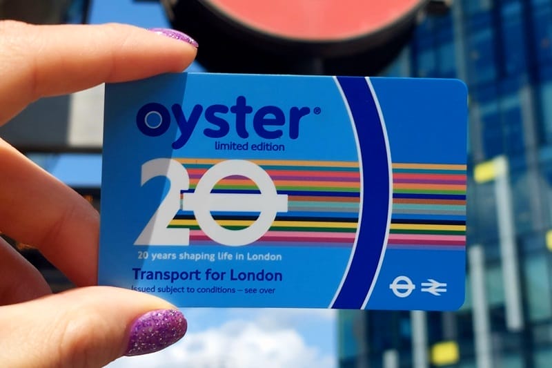 Cartão Oyster em Londres