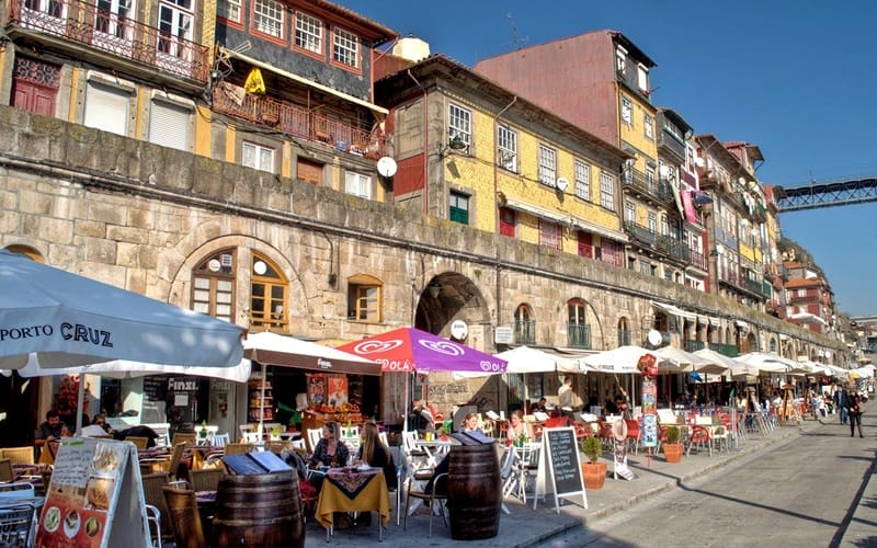 O centro histórico do Porto
