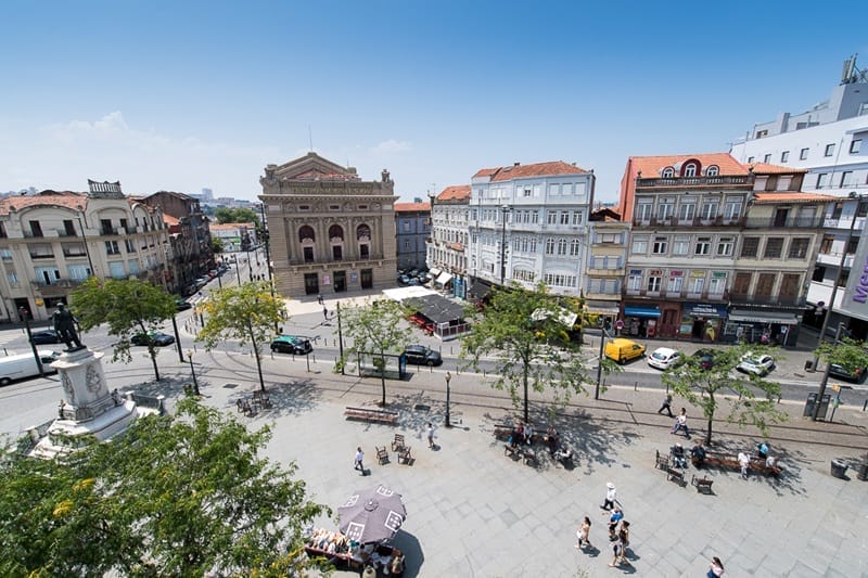 Praça da Batalha in Porto