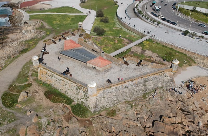 Die Festung von São Francisco Xavier in Porto