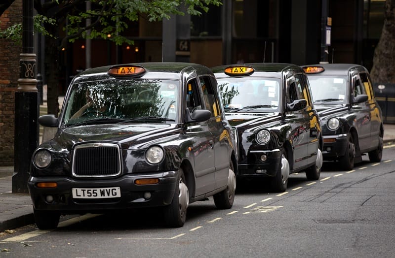 Taxis à Londres