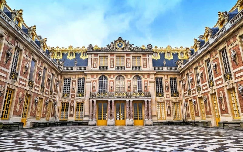 Palácio de Versalhes perto de Paris
