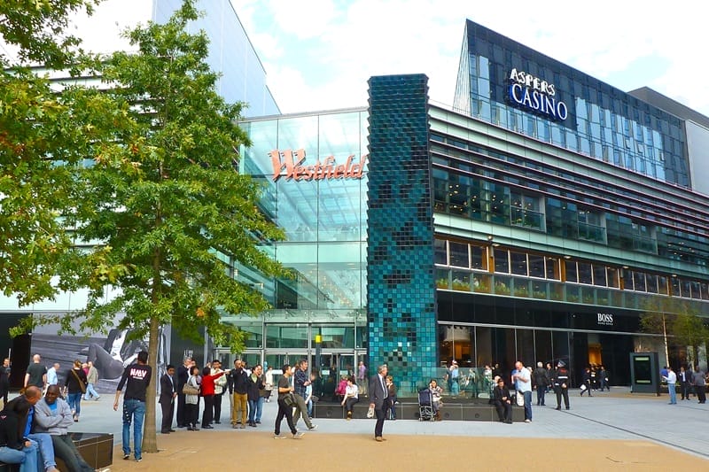 Westfield Stratford City Shopping Center in London