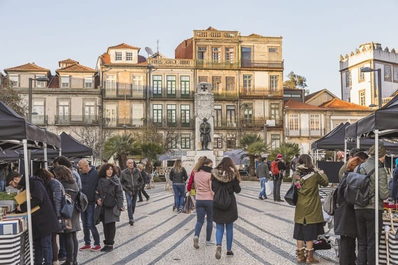 Journée d'hiver à Porto