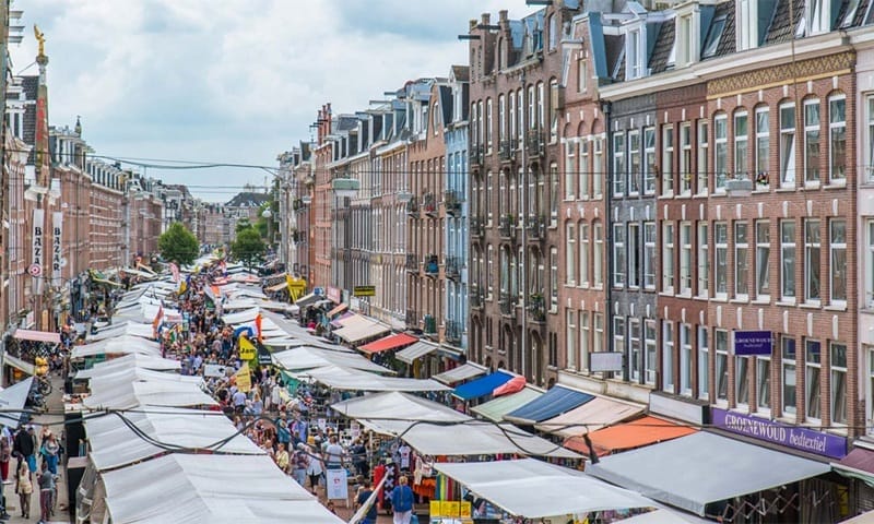 Marché Albert Cuyp à Amsterdam