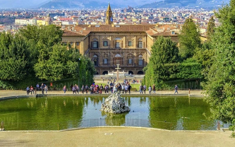 Palacio Pitti y Jardín Bóboli de Florencia