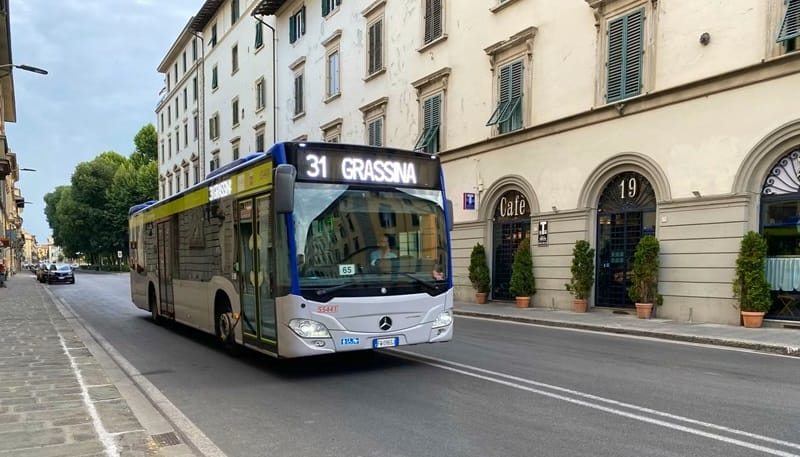 Autobús en Florencia