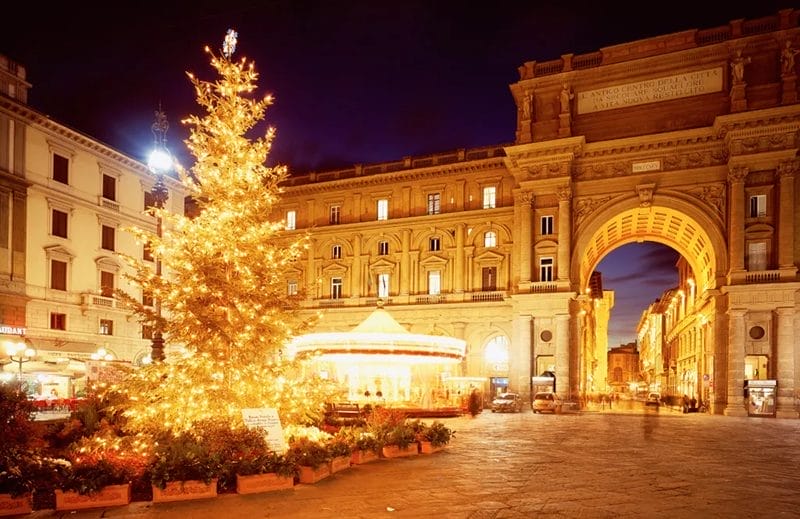 Árbol de Navidad en Florencia