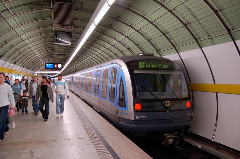 Le métro à Munich