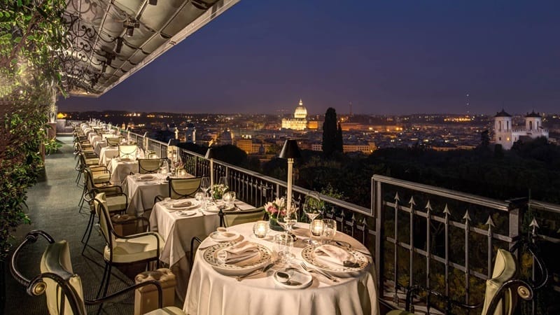 Mirabelle restaurant in Rome