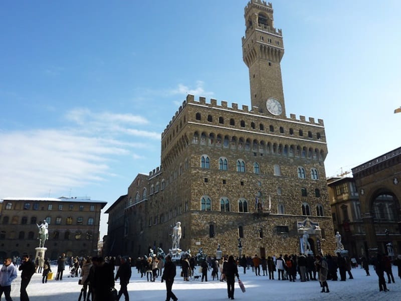 Palazzo Vecchio de Florencia en Italia