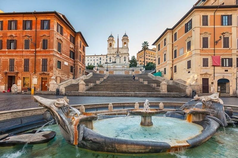 Piazza di Spagna in Rome