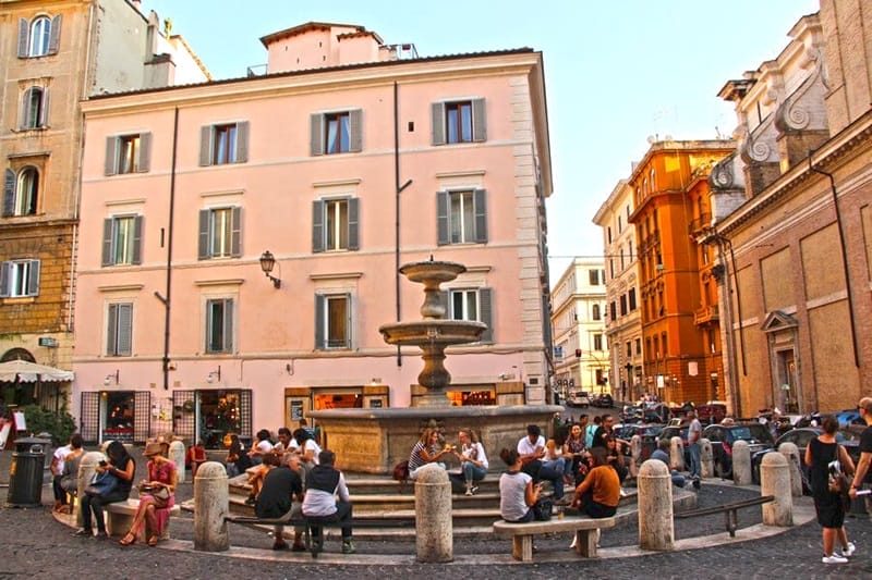 Monti district in Rome