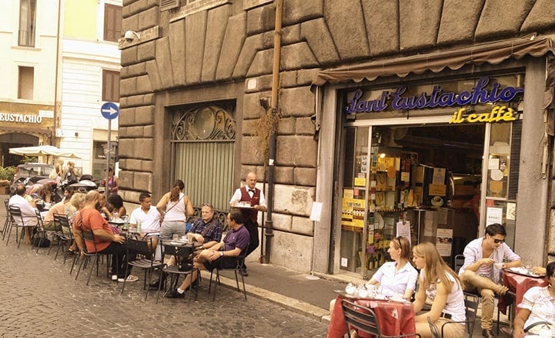 Restaurant Piazza Sant'Eustachio in Rom