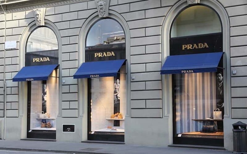 Prada Geschäft in Florenz