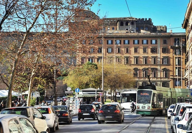 Prati neighborhood in Rome